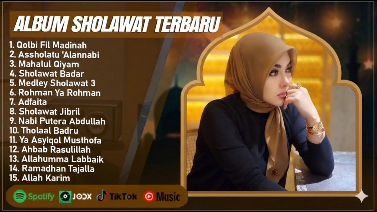 QOLBI FIL MADINAH - SHOLAWAT MERDU ALMA ESBEYE & AI KHODIJAH FULL ALBUM PILIHAN TERBAIK 2025 (LIRIK)