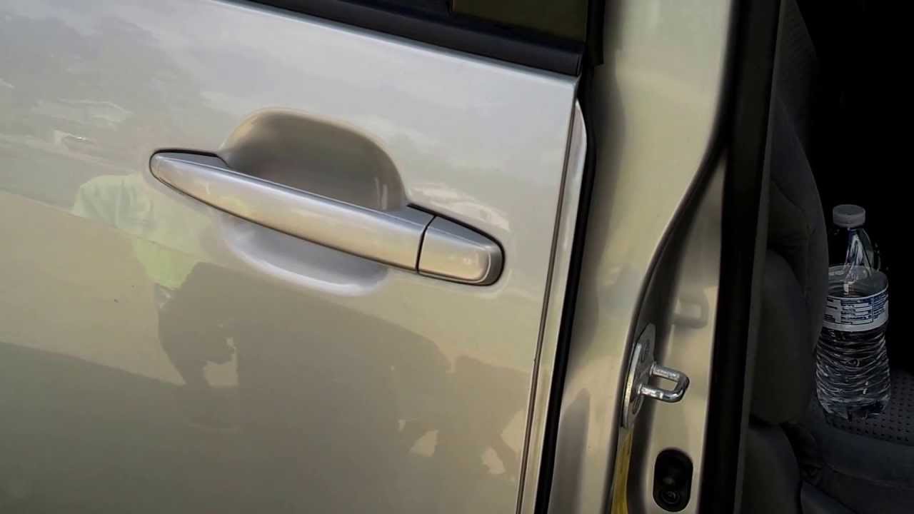 2006 Toyota Sienna Rear Passenger Power Sliding Door Not Working