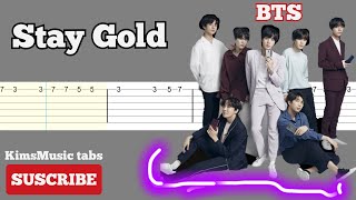 Bts  Stay Gold Tabs By Kimsmusic