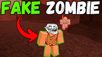 TROLLING PLAYERS AS A "FAKE ZOMBIE" - Apocalypse Rising 2 (ROBLOX)