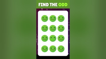 Find The Odd One Out | Odd Emoji #shorts #ytshorts #findtheoddone