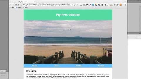 Introduction: Making a basic website with Dreamweaver CC (Part 1)