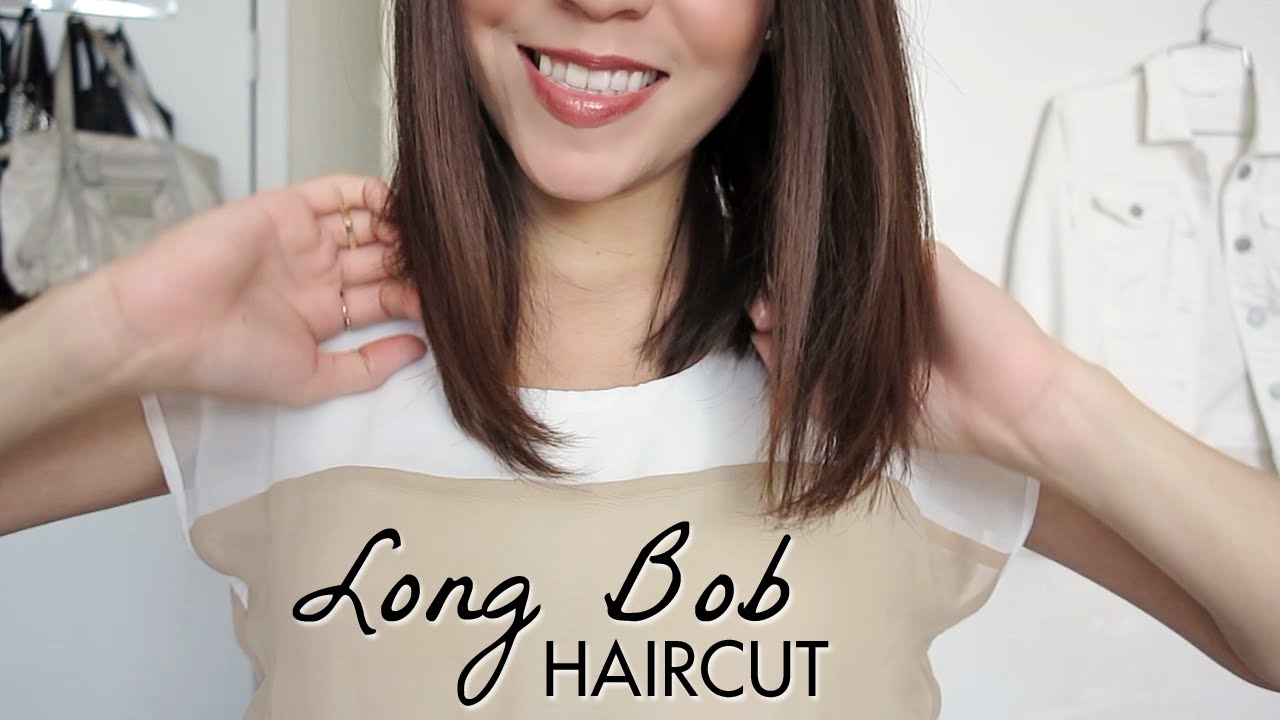 long bob haircut tutorial! how to cut your own hair | lynsire