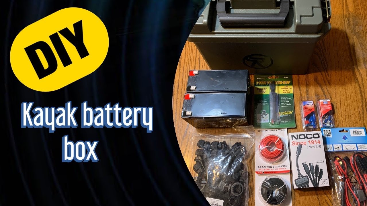 Easy to Make Battery Pack for Kayak