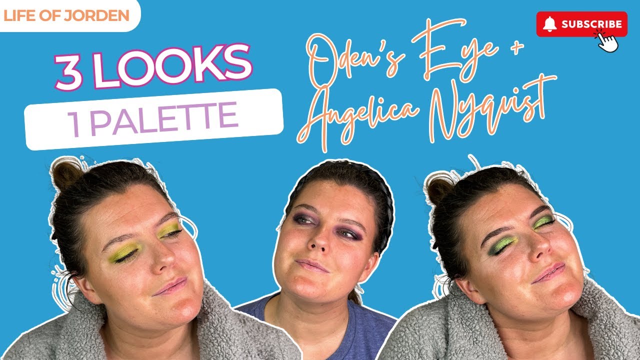 3 Looks 1 Palette: Odens Eye + Angelica Nyqvist Hela Palette