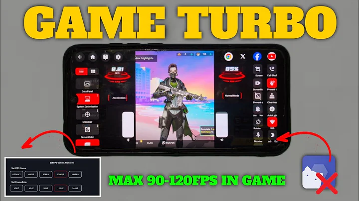 FINALLY 120FPS IN GAME - Install the Latest Game Turbo to Get Max FPS in Game 2025 !