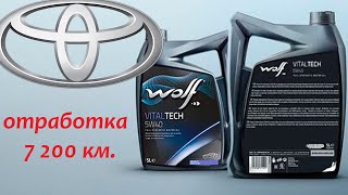 Тест моторного масла WOLF Vitaltech 5w40.