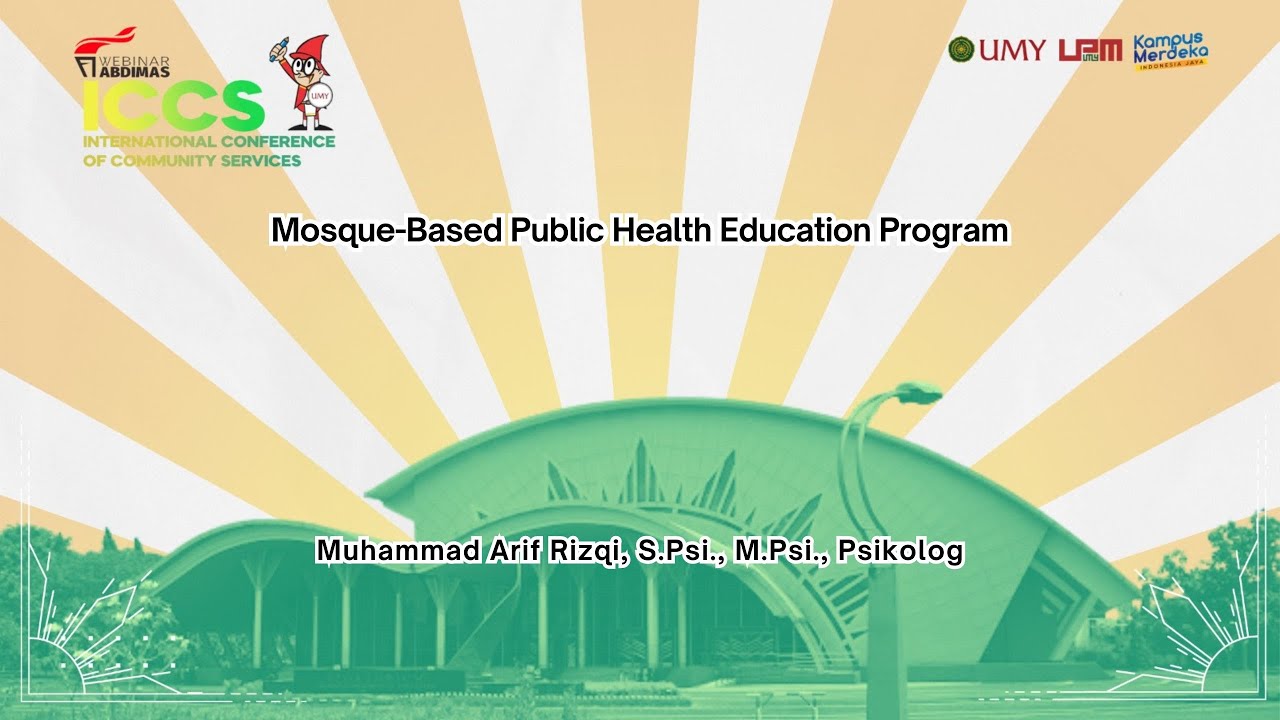 Mosque Program Mosque-Based Public Health Education Program - YouTube
