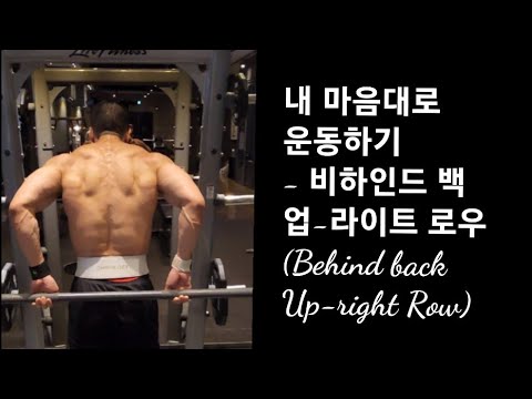 내 마음대로 운동하기 -비하인드 백 업라이트 로우(Behind back up-right row) - YouTube