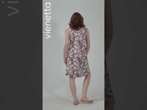 Купить Хлопковая летняя туника свободного покроя VIENETTA 4091330821	 в Украина в Lingerie.ua - Одяг для дому та відпочинку, Видео 1