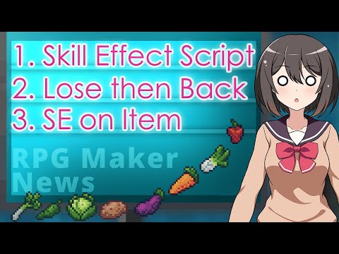 Run Script Calls & Play Unique Sound Effects With Each Skill & Item | RPG Maker News #113