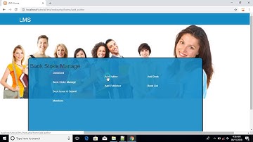 library management system project in php (codeigniter project tutorial with ajax) Part 13