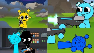 PERANG WARNA SPRUNKI (bagian 2) | (Animasi Kartun) | Sprunki | Kartun