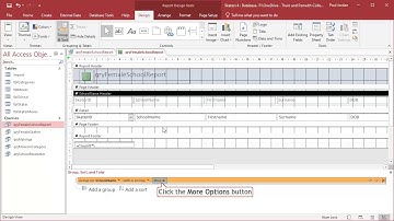 Creating the Report - Inter School Skating  - BTEC IT Unit 2