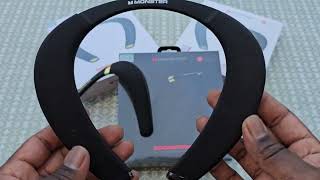 Monster Boomerang Neck Speaker ( Review ) #reviews #bluetoothspeaker #bluetoothspeakerreview