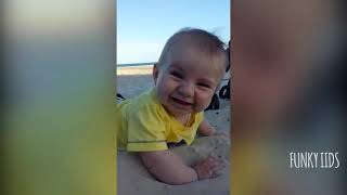 Funniest Babies On The Beach - Baby Outdoor Moments - Funky Kids