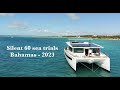 Silent yachts 60 solar electric catamaran bahamas sea trials