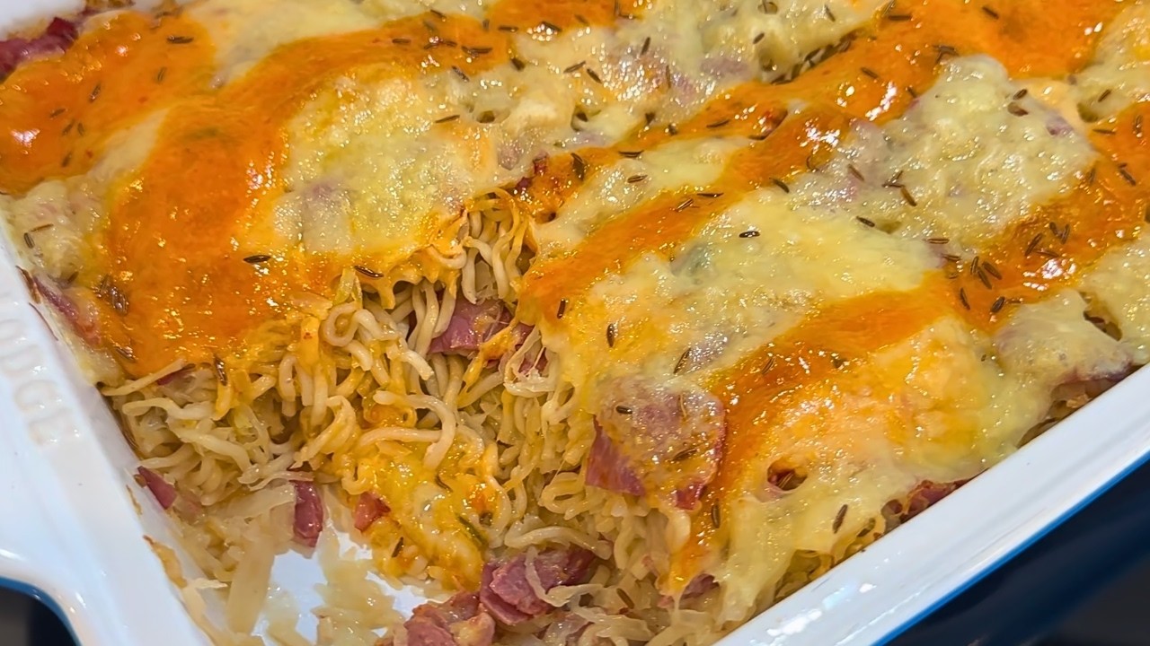 This Ramen Reuben Bake Will Blow Your Mind | Cheesy, Meaty, Unexpected!