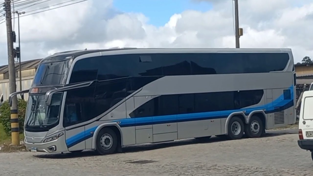Movimento De Ônibus Na Fábrica Da Busscar Com Panorâmico DD Pra Expresso Itamarati 