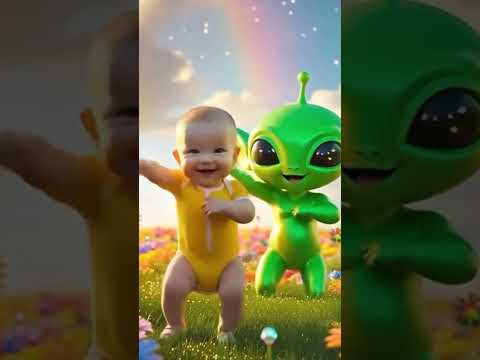 Cute Baby And Alien Dance Dametucosita Aivideogenerator
