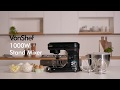 Vonshef 1000w black stand mixer