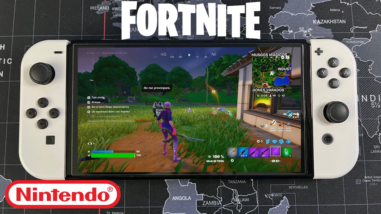 FORTNITE GAMEPLAY EN NINTENDO SWITCH OLED - YouTube