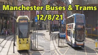 Manchester Buses and Trams August 2021