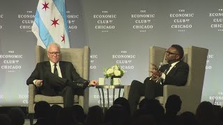 Chicago mayor speaks at the Economic Club of Chicago