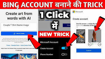 Microsoft Bing Ai Image Generator Account Kaise Banaye 100% Real😳🔥? Bing Image Creator Sign Up