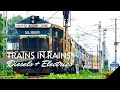 Trains in Rains - Part II | Diesels + Electrics | 5 in 1 | #indianrailways #nfr #easternrailways