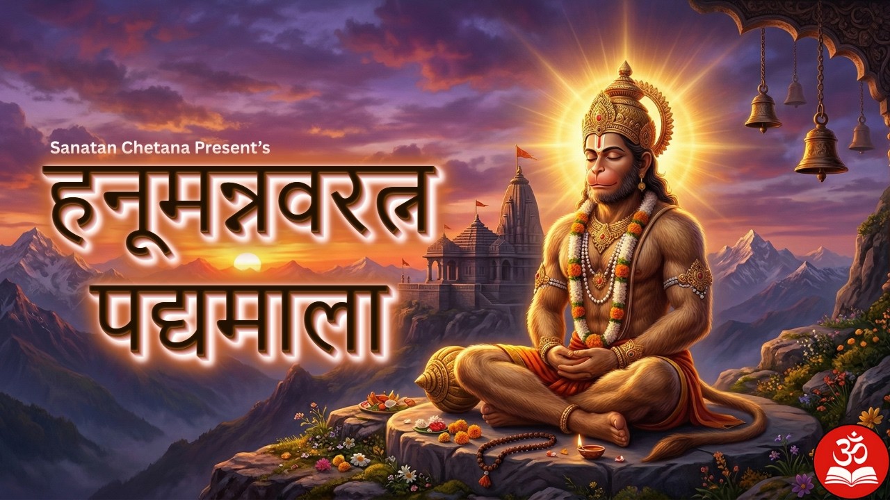 हनुमन्नवरत्नपद्यमाला - ९ दिव्य रत्नों का कवच | Hanumat Navaratna Padhyamala for Strength & Success