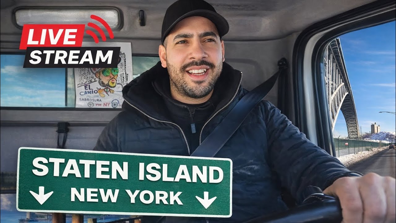EN VIVO | Ruta por Staten Island, New York ❄️ Frío Extremo
