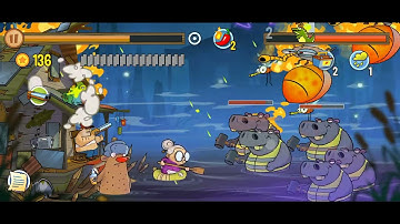 Swamp Attack mobile game Campaign level 61