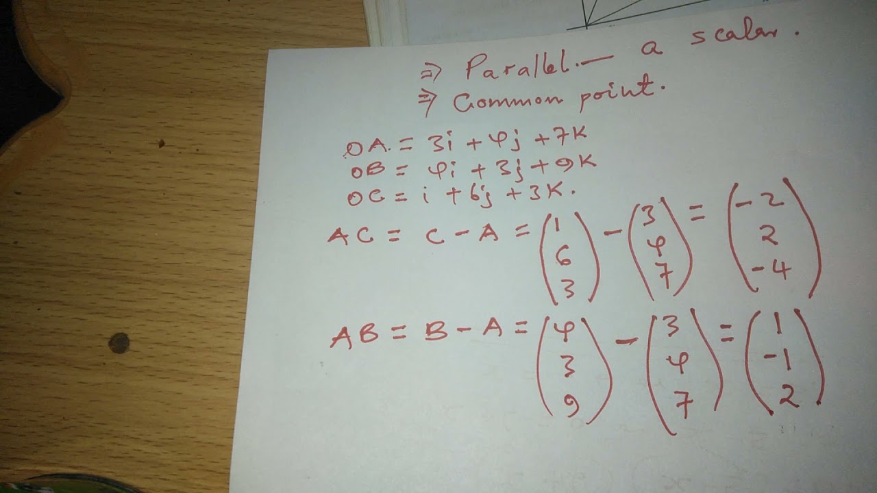 COLLINEARITY AND PARALLEL VECTORS 🔥🔥