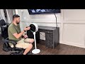 COWSAR Standing Fan for Bedroom, 20dB Quiet Fan, 150°+120°Auto Oscillation Floor Fan with Remote, Ad