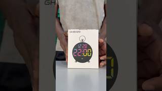 RGB LED Clock with Alarm | Stylish Mirror Display for Your Bedroom or Office.  #setuptime