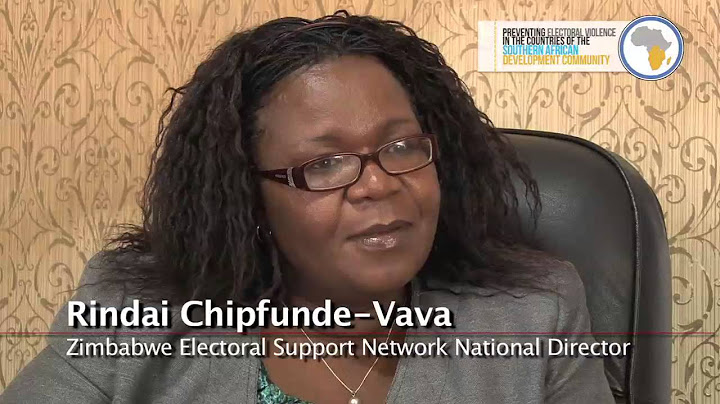 SADC-ESN observes the elections in Zimbabwe - 2013