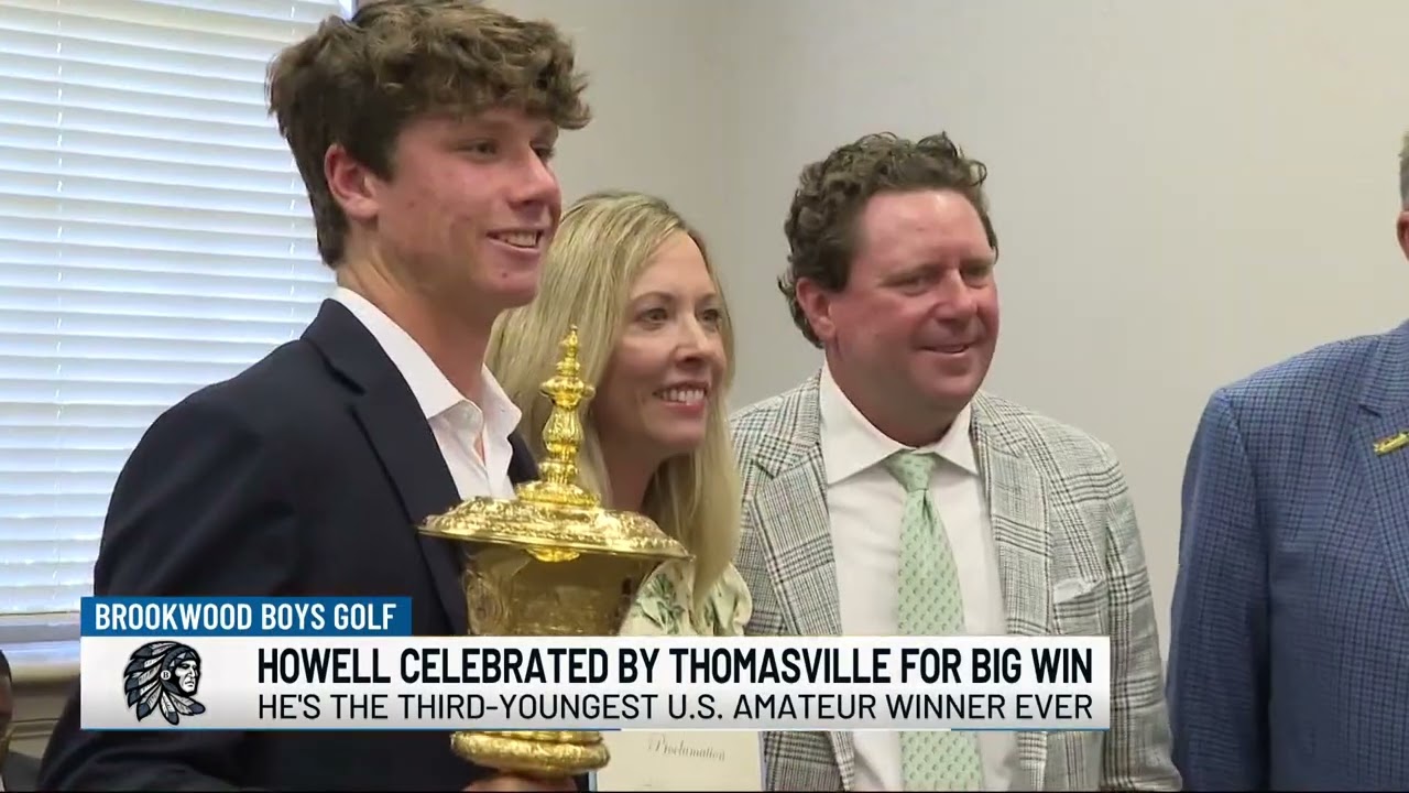 Mason Howell honored by Thomasville City Council for winning U.S. Amateur