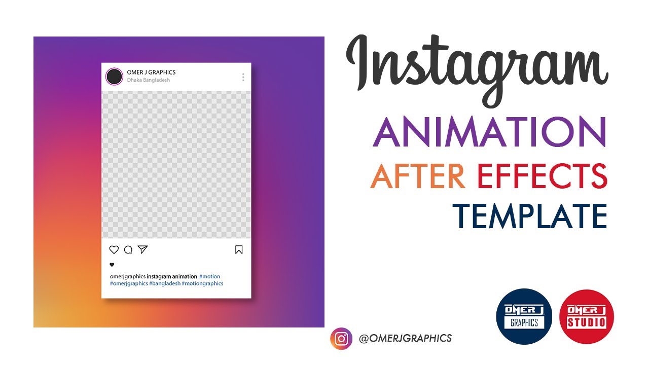 Instagram Animation After Effects Template | FREE Motion Graphics ...