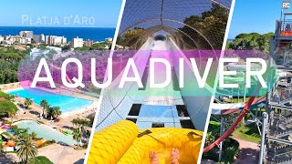 Aquadiver Platja Daro Todos Los Toboganes Parque Acuático En La Costa Brava Pov Water Slides