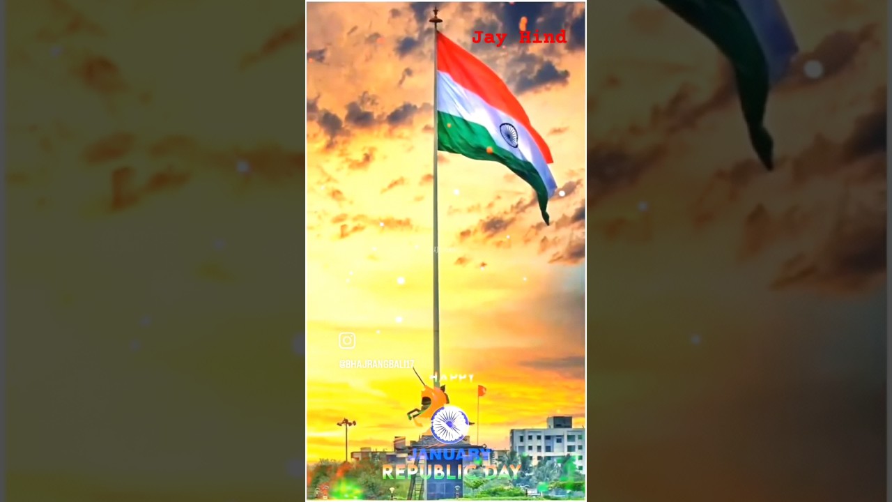 Jay Hind Jay Bharat 26 January Amar hai Republic Day 26 January