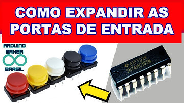 COMO EXPANDIR AS PORTAS DE ENTRADA DO ARDUINO [COM O CI 74HC165]