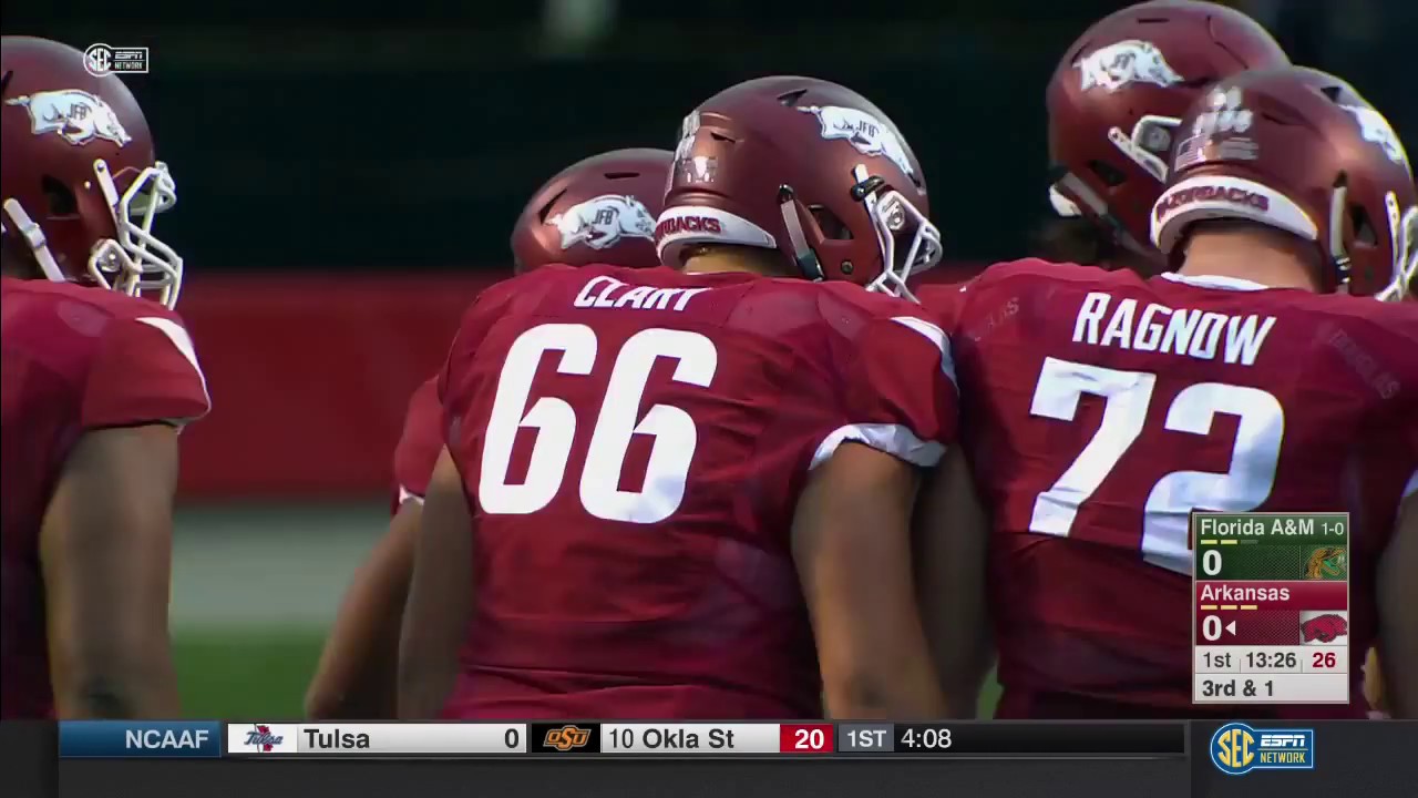 2017 NCAA Football Week 1  Florida A&M at Arkansas