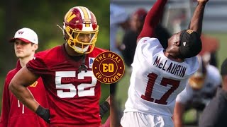 Commanders Training Camp Day 5. Sonny Styles Balling. Terry McLaurin Tough TD Catch. 1st Day in Pads