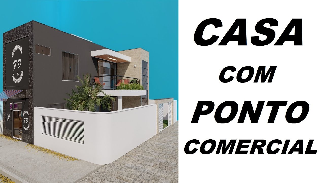 CASA DE ESQUINA COM PONTO COMERCIAL YouTube CASA DE ESQUINA COM PONTO COMERCIAL YouTube