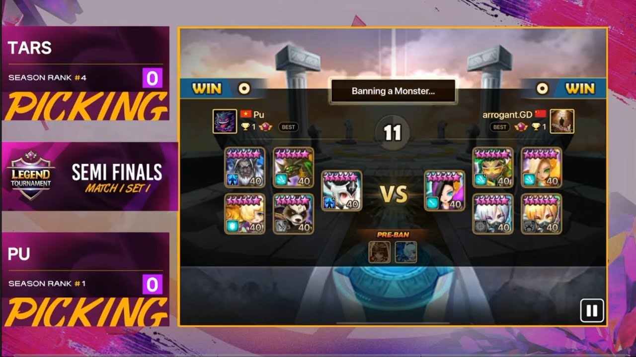 魔靈召喚 | RTA 32季傳奇賽 | PU v TARS | 大好打滿 | Summoners War - YouTube