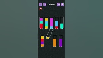 water sort puzzle level:#54 ll walkthrough game and playthrough game ll play game ll
