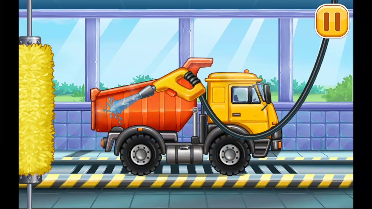 How to build swimming pool by trucks 1 Truck game for kids gameplay