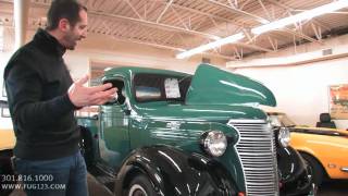 1938 Chevrolet Pickup for sale with test drive, driving sounds, and walk through video