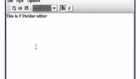 Java Text Editor